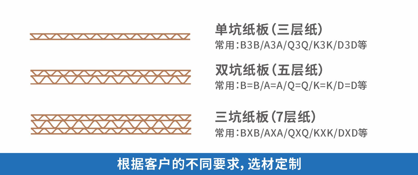 纸板楞型